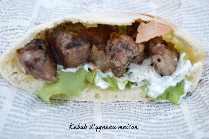 Kebab d'agneau maison