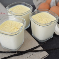 Crème aux œufs et à la vanille (Multidélices)